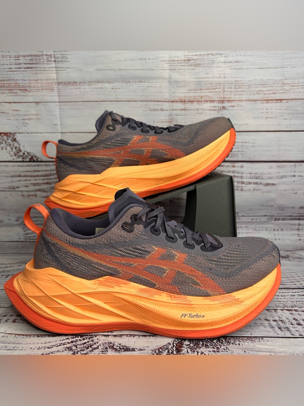Asics Superblast 2 Greyish Purple Coral Reef 1013A142 Men’s Size 5.5